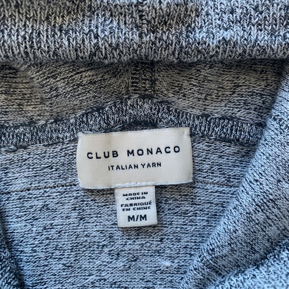Club Monaco Textured Full Zip Hoodie - Picture 5 of 7